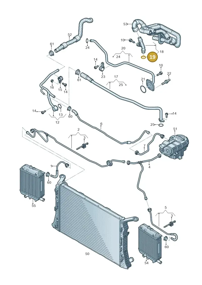 WHT005652 — Audi RS6 Avant (2013-2018) diagram 758121200, position 19