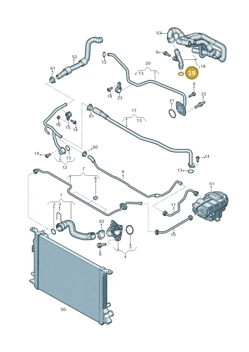 WHT005652 — Audi A7 Sportback (2014-2018) diagram 711121500, position 19