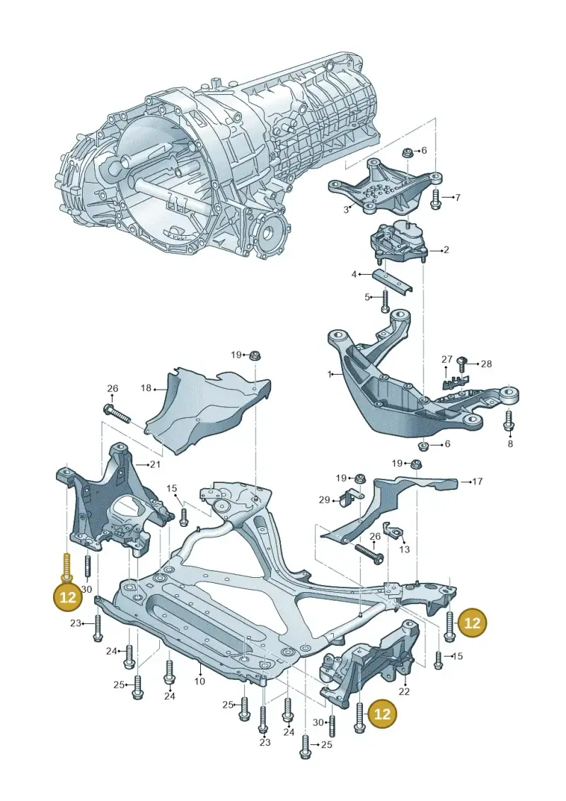 WHT005657 — Audi A5 Sportback (2016-2025) diagram 849399200, position 12
