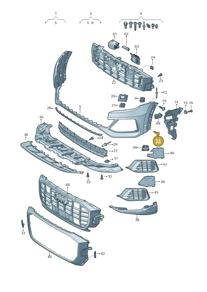 WHT005764 — Audi Q8 (2018-2025) diagram 429807010, position 11