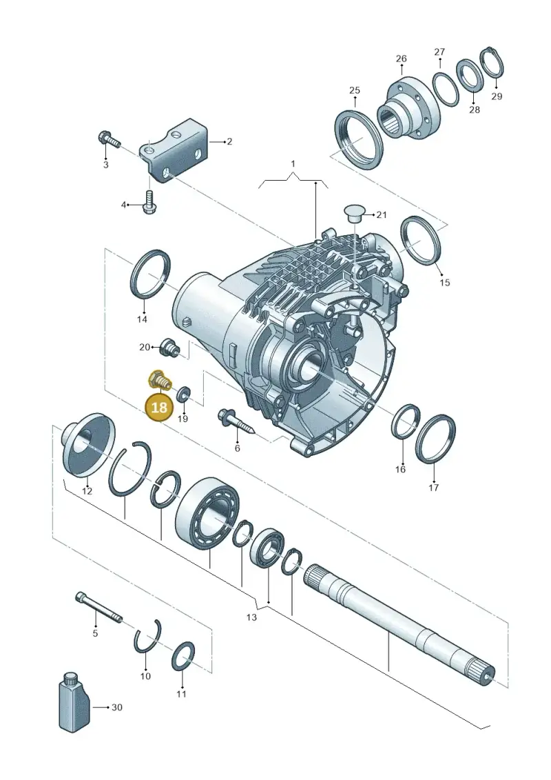WHT005765 — Volkswagen Transp. caravelle (2011-2015) diagram 679409300, position 18