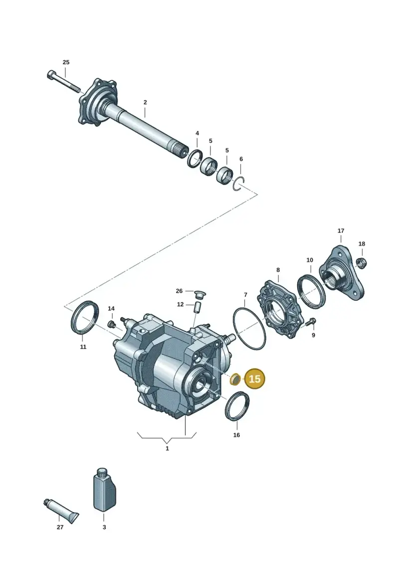 WHT005787 — Volkswagen Golf 2.0 BlueMotion (2019-2024) diagram 409053041, position 15