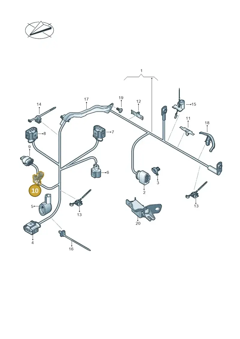 WHT006089 — Audi A3 Sportback (2019-2025) diagram 596972750, position 10
