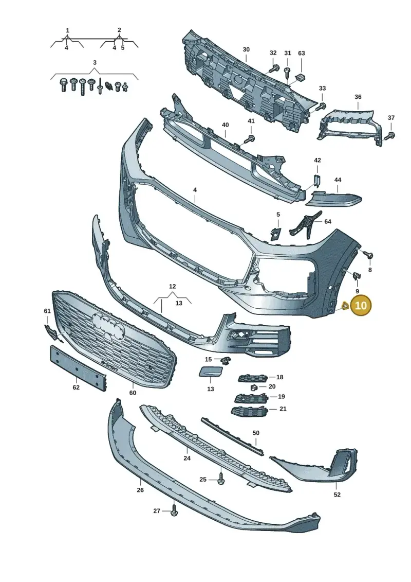 WHT006099 — Audi Q6 e-tron (2023-2025) diagram f5s807100, position 10