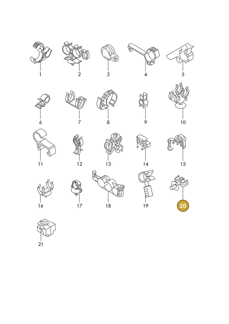 WHT006145 — Volkswagen 1J0 platform diagram 198977010, position 20