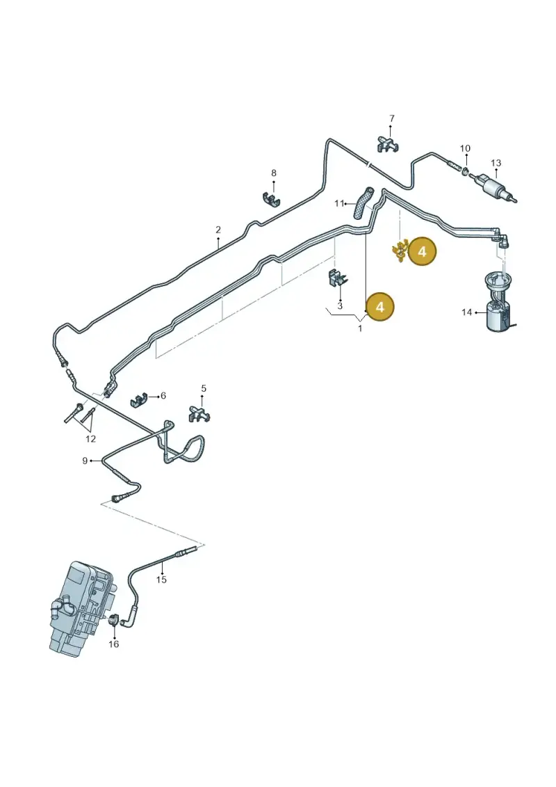WHT006145 — Volkswagen Amarok twin cab (2022-) diagram 894201300, position 4