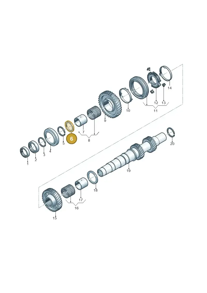 WHT006178A — Audi A5 Limousine (2024-2025) diagram 849311970, position 6