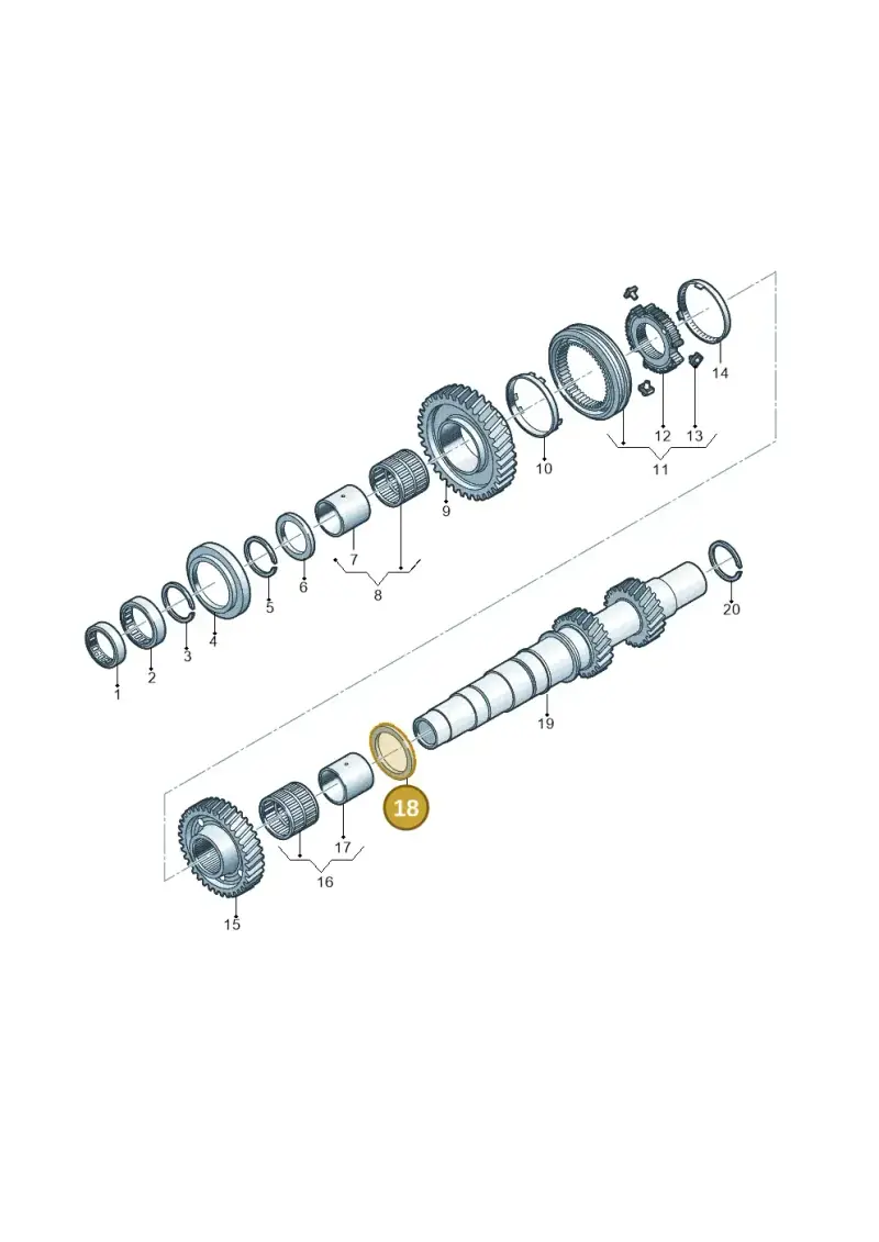 WHT006179 — Audi A5 Limousine (2024-2025) diagram 849311970, position 18