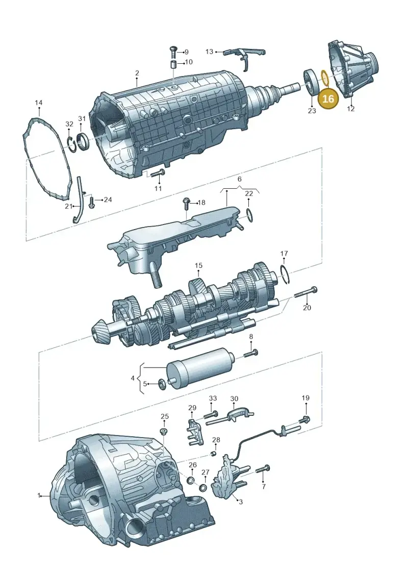 WHT006187B — Audi A4L 2.0 (2016-) diagram 849325860, position 16
