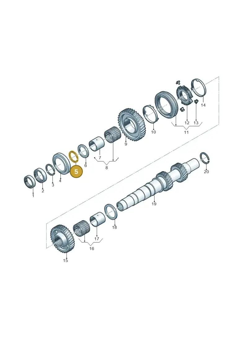 WHT006187D — Audi A5 Limousine (2024-2025) diagram 849311970, position 5