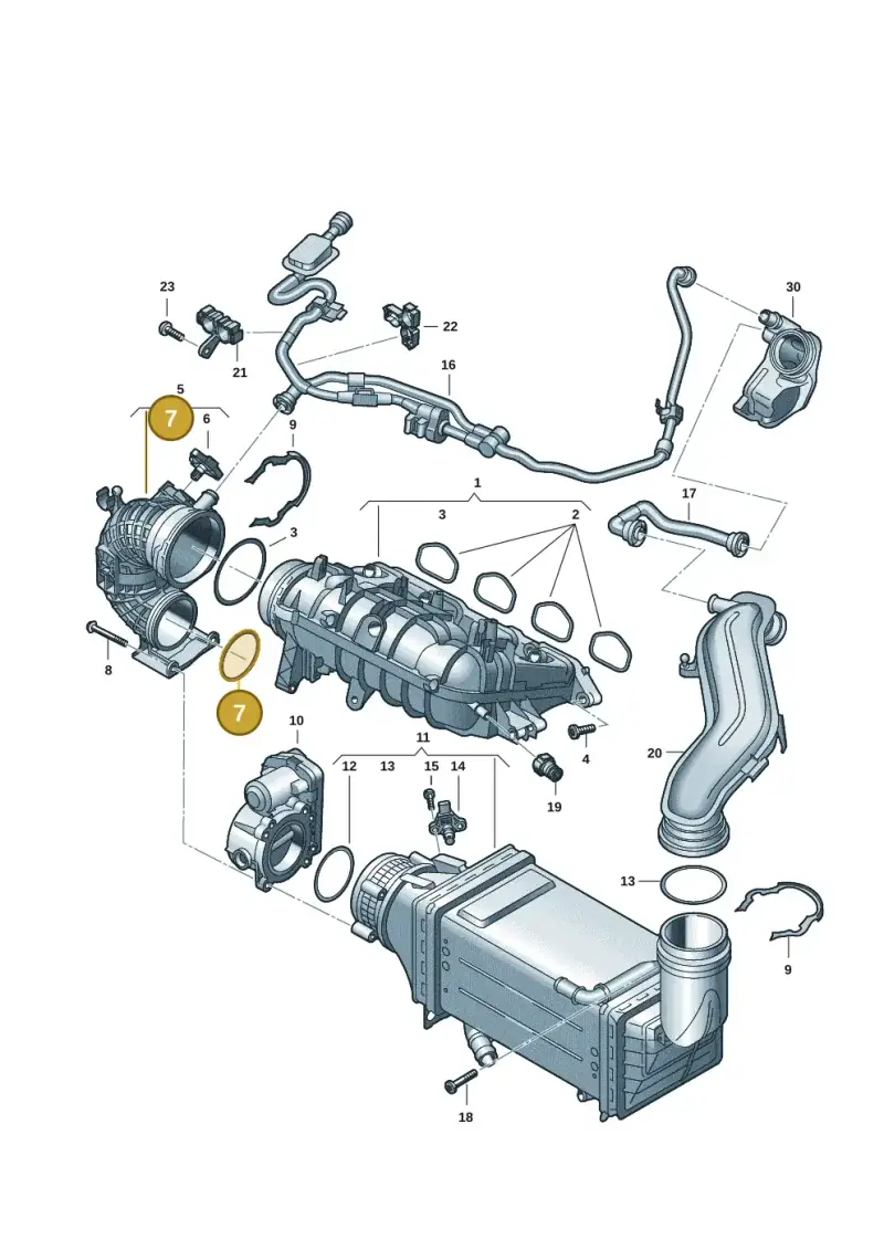 WHT006226B — Volkswagen Passat estate (2023-) diagram 57x133060, position 7