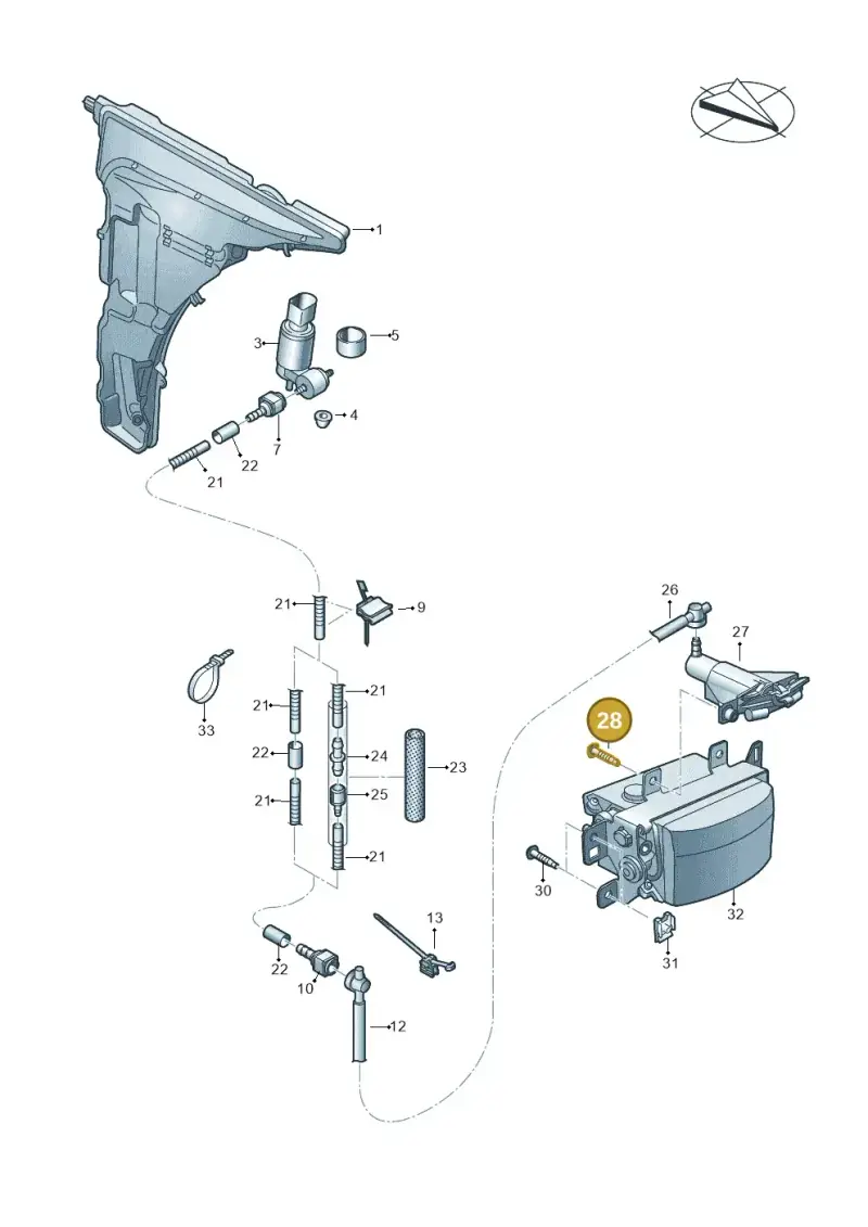 WHT006726 — Audi RS Q8 (2019-2025) diagram 595955030, position 28