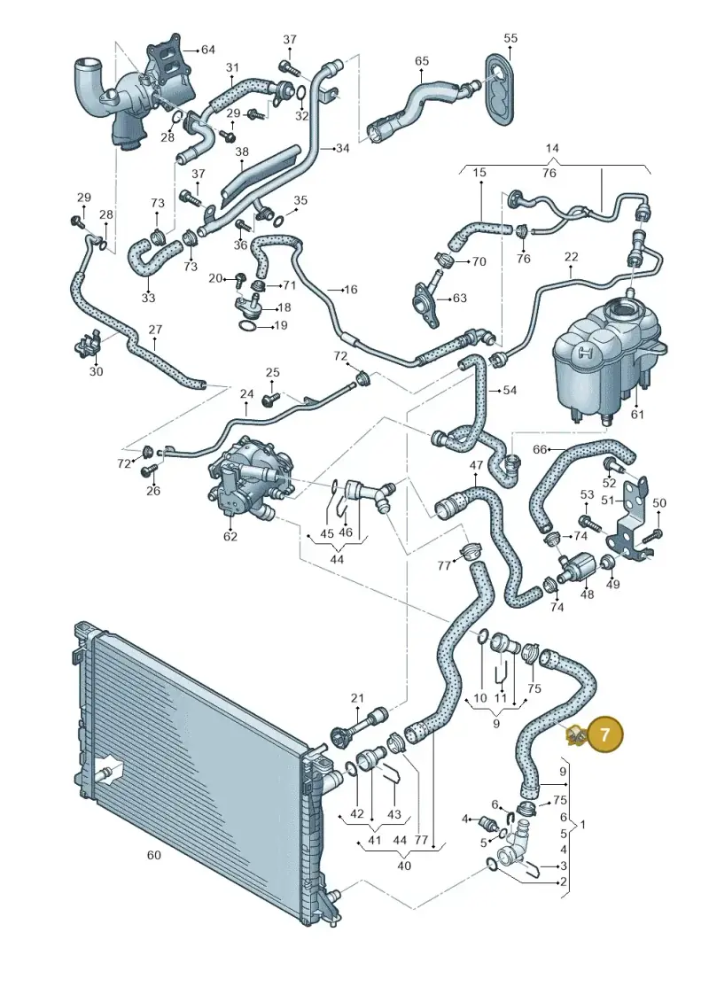 WHT006829 — Audi A5 Sportback (2016-2025) diagram 849121200, position 7
