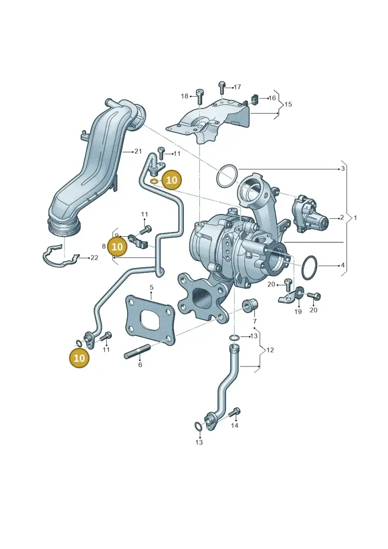WHT006990A — Volkswagen Passat estate (2023-) diagram 813145222, position 10