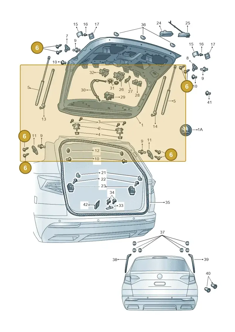 WHT007030 — Skoda Karoq (2017-2023) diagram 834827000, position 6