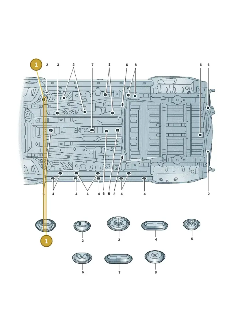 WHT007060 — Volkswagen Caddy Maxi Kombi (2020-2024) diagram 2ka803038, position 1