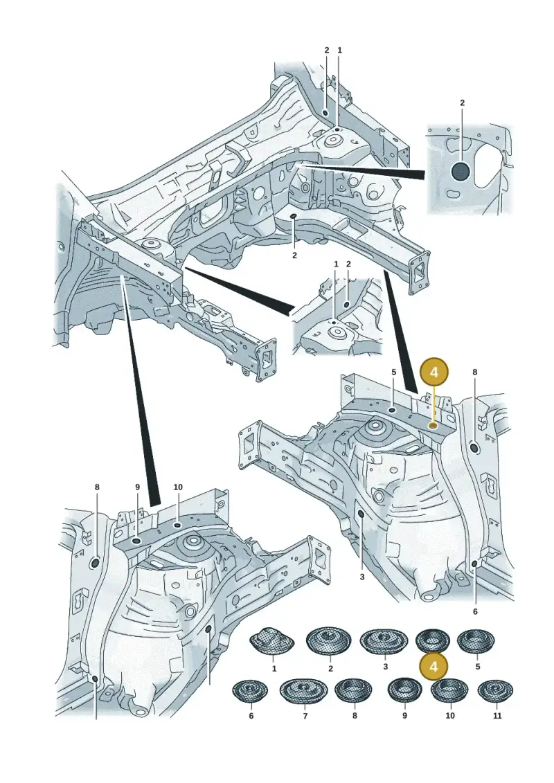 WHT007060 — Volkswagen Tiguan 2.0 (2023-) diagram 57x803660, position 4