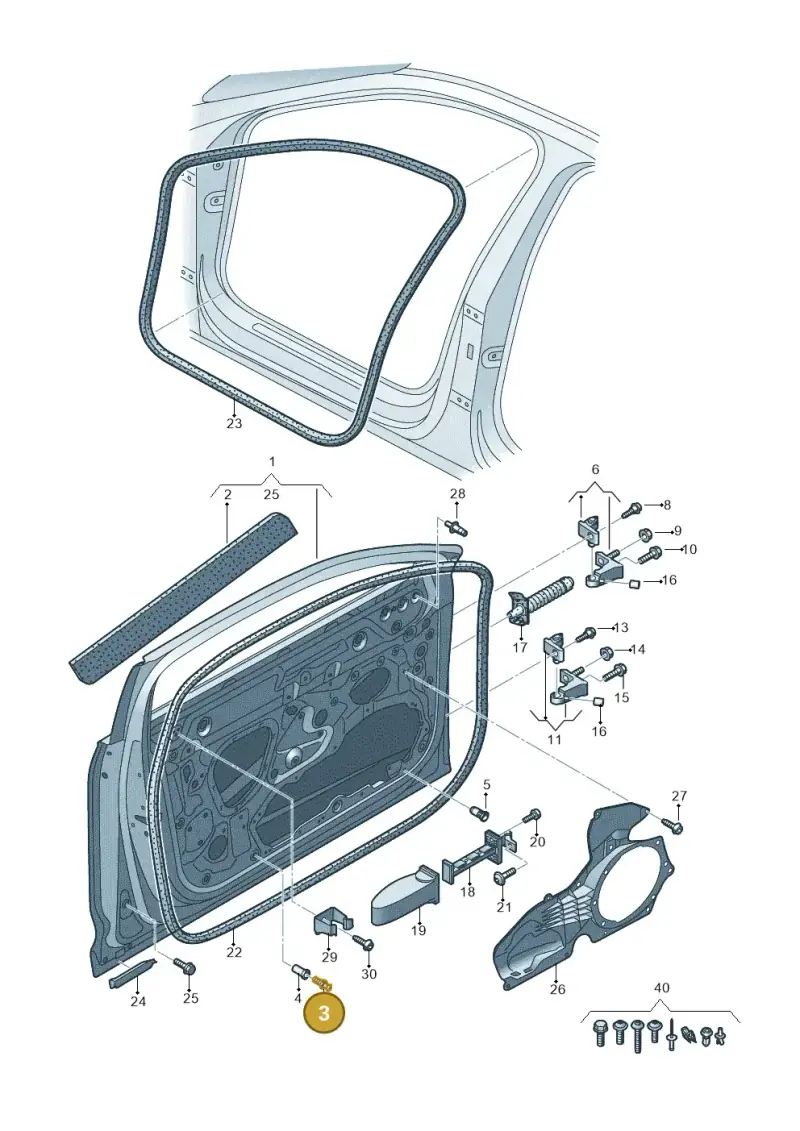 WHT007119 — Audi RS6 Avant (2019-2025) diagram 537831010, position 3