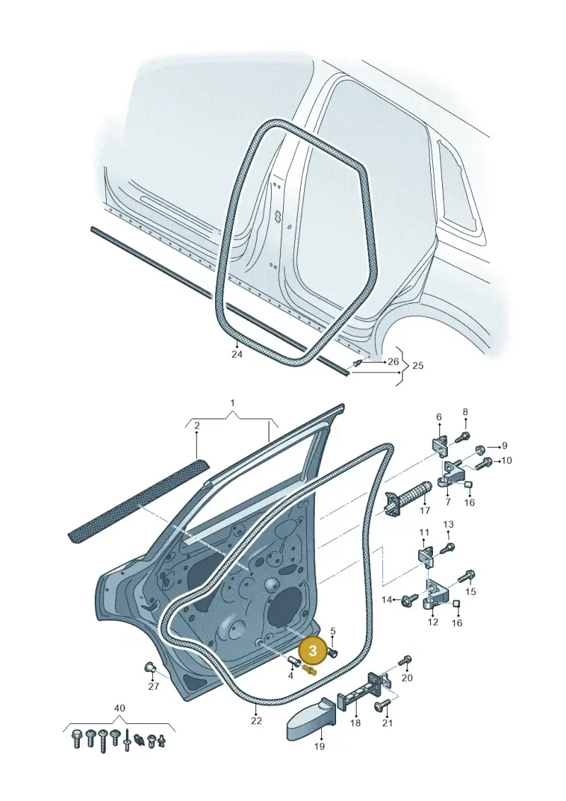 WHT007119 — Audi RS Q3 Sportback (2019-2024) diagram 597833010, position 3