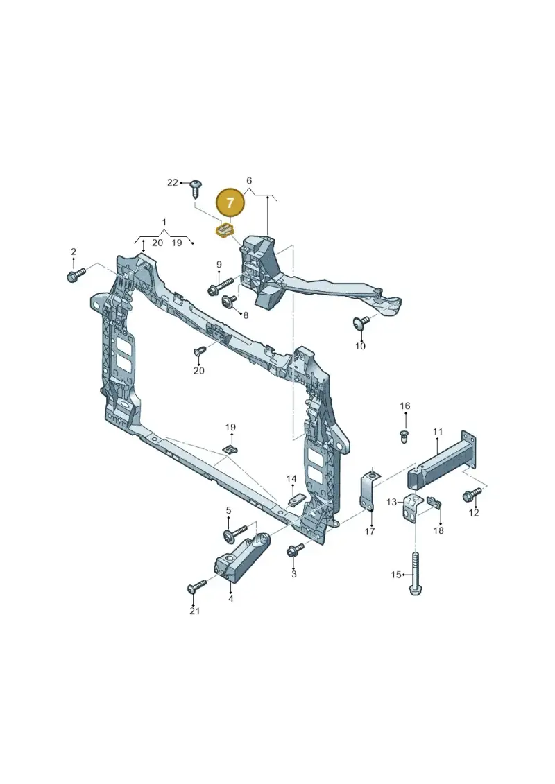 WHT007389 — Audi RS Q8 (2019-2025) diagram 429805500, position 7