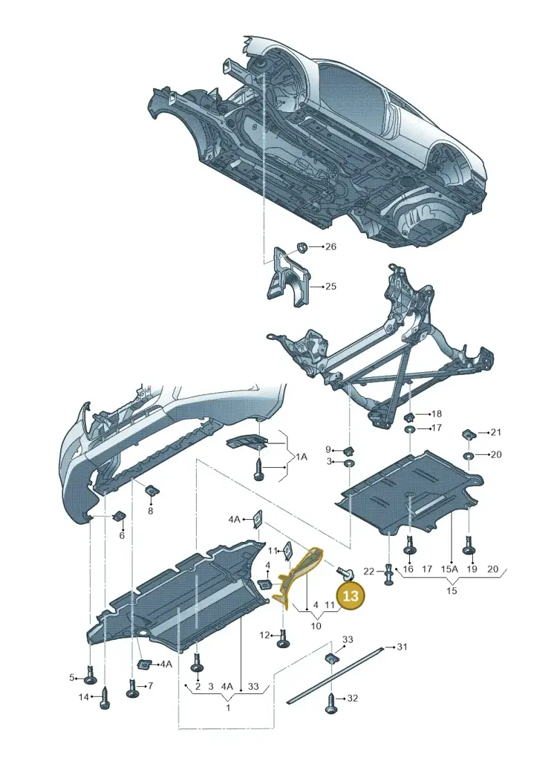 WHT007446 — Audi Q5 qu. 2.0 TDI (2012-2017) diagram 620863250, position 13