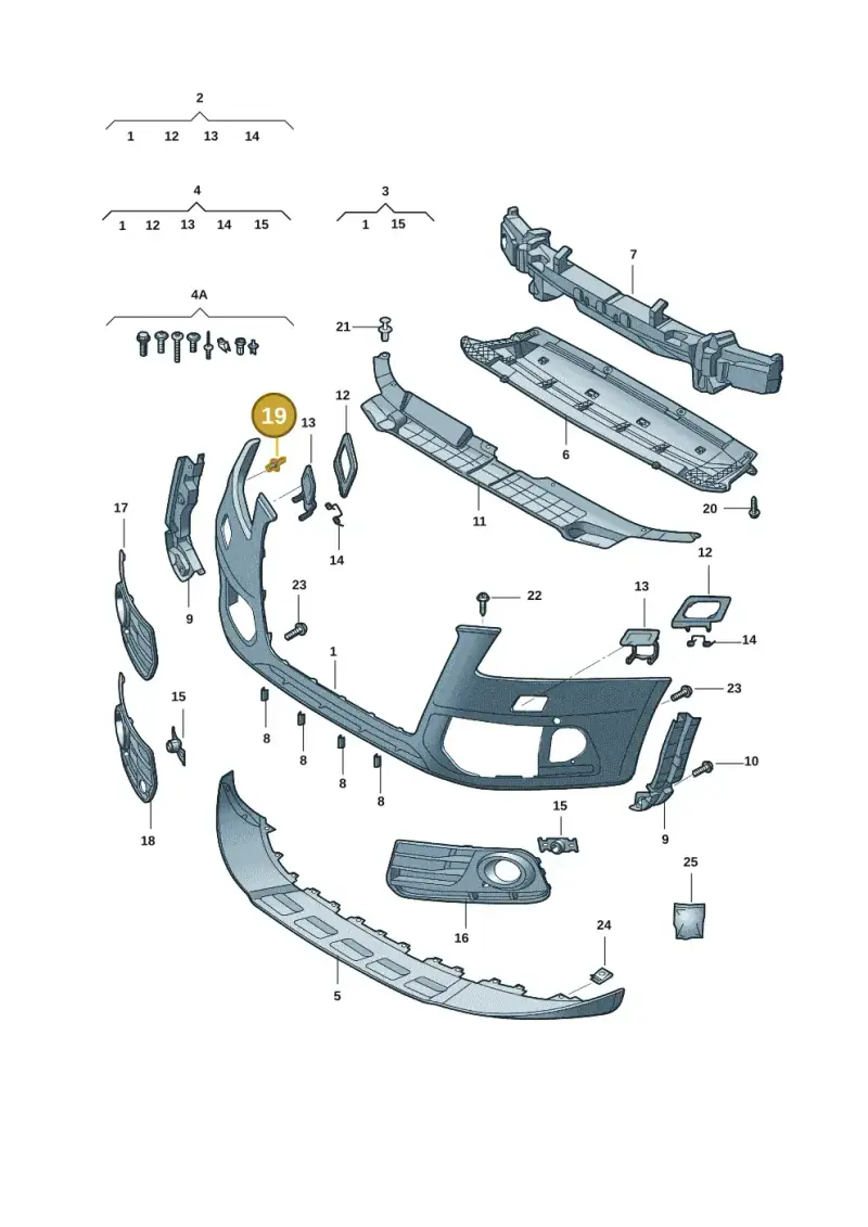 WHT007446 — Audi Q5 (2009-2018) diagram 687807015, position 19