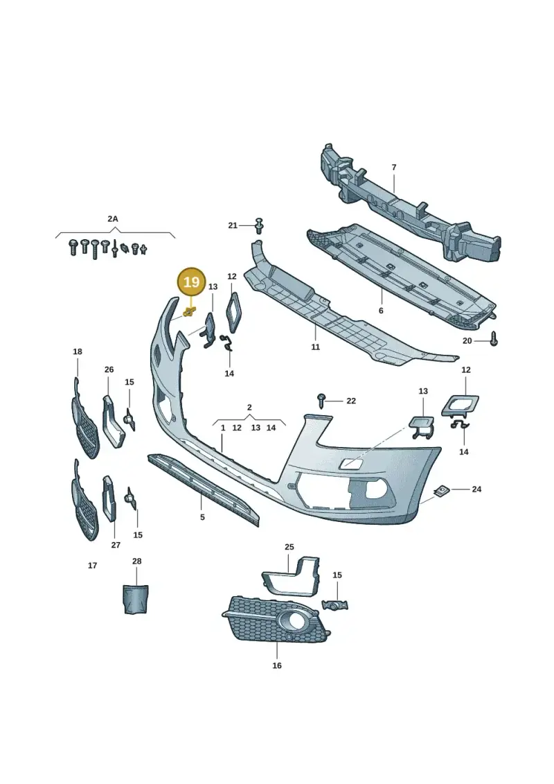 WHT007446 — Audi Q5 (2009-2018) diagram 687807025, position 19