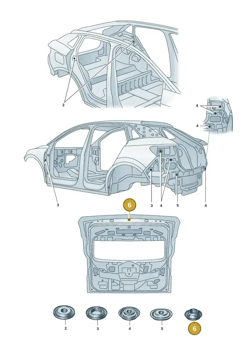 WHT007662A — Volkswagen ID.4 Pro (2020-2023) diagram 11a803038, position 6