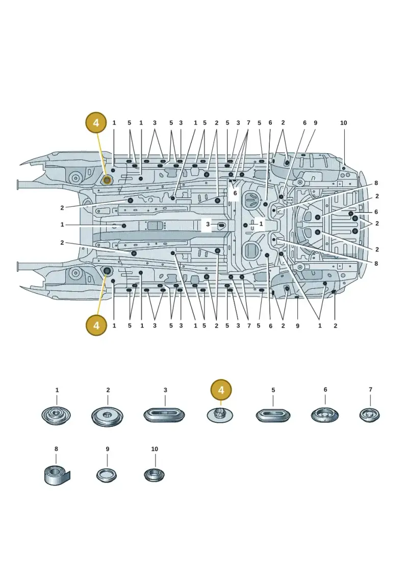 WHT007697 — Volkswagen Golf 2.0 BlueMotion (2019-2024) diagram 5h0803036, position 4