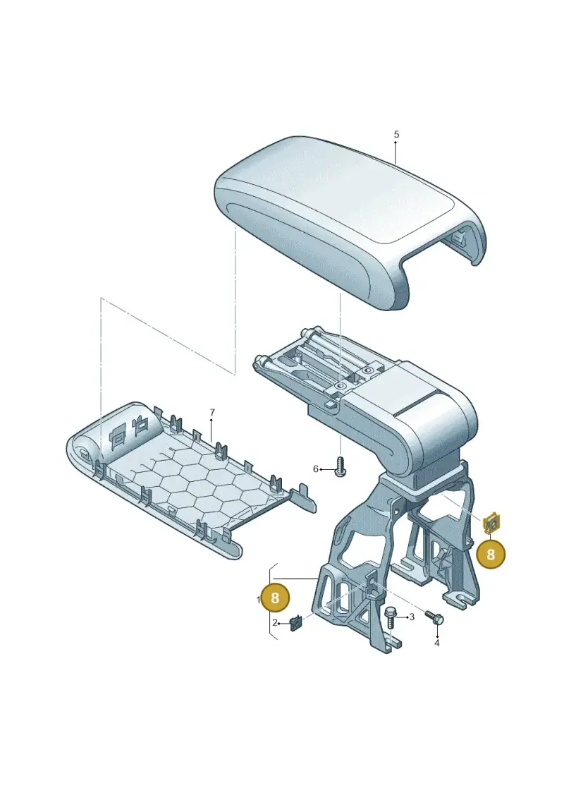 WHT007709 — Audi RS Q3 Sportback (2019-2024) diagram 597863600, position 8