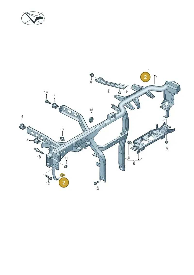 WHT007709 — Audi Q4 Sportback (2021-2025) diagram 89a857000, position 2