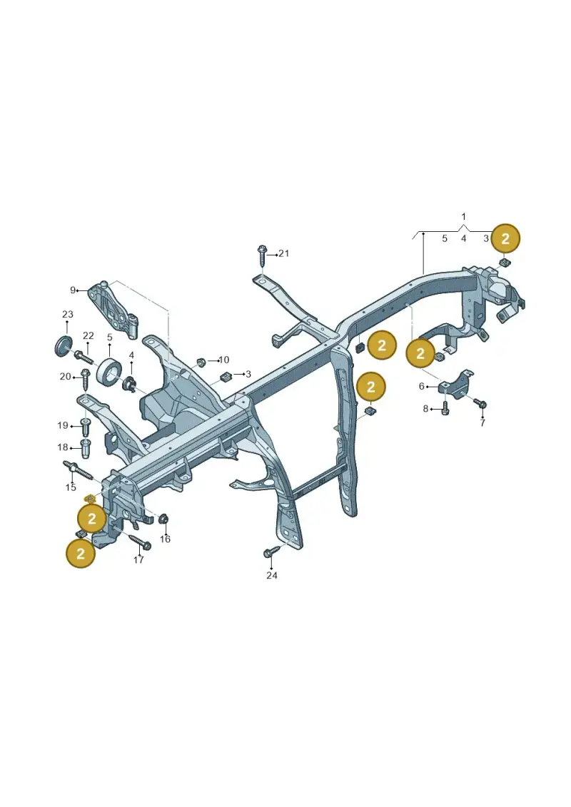 WHT007797 — Audi RS Q8 (2019-2025) diagram 429857000, position 2