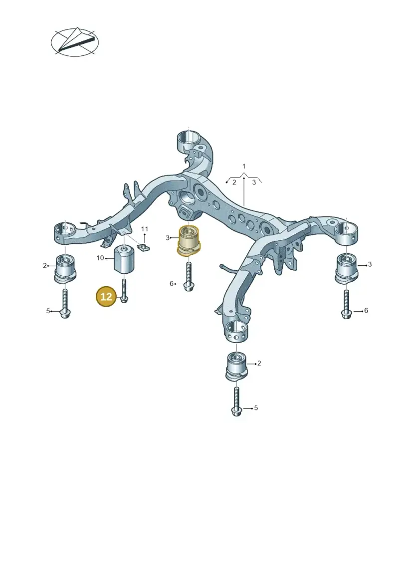 WHT008073A — Audi A5 Limousine (2024-2025) diagram 430505000, position 12