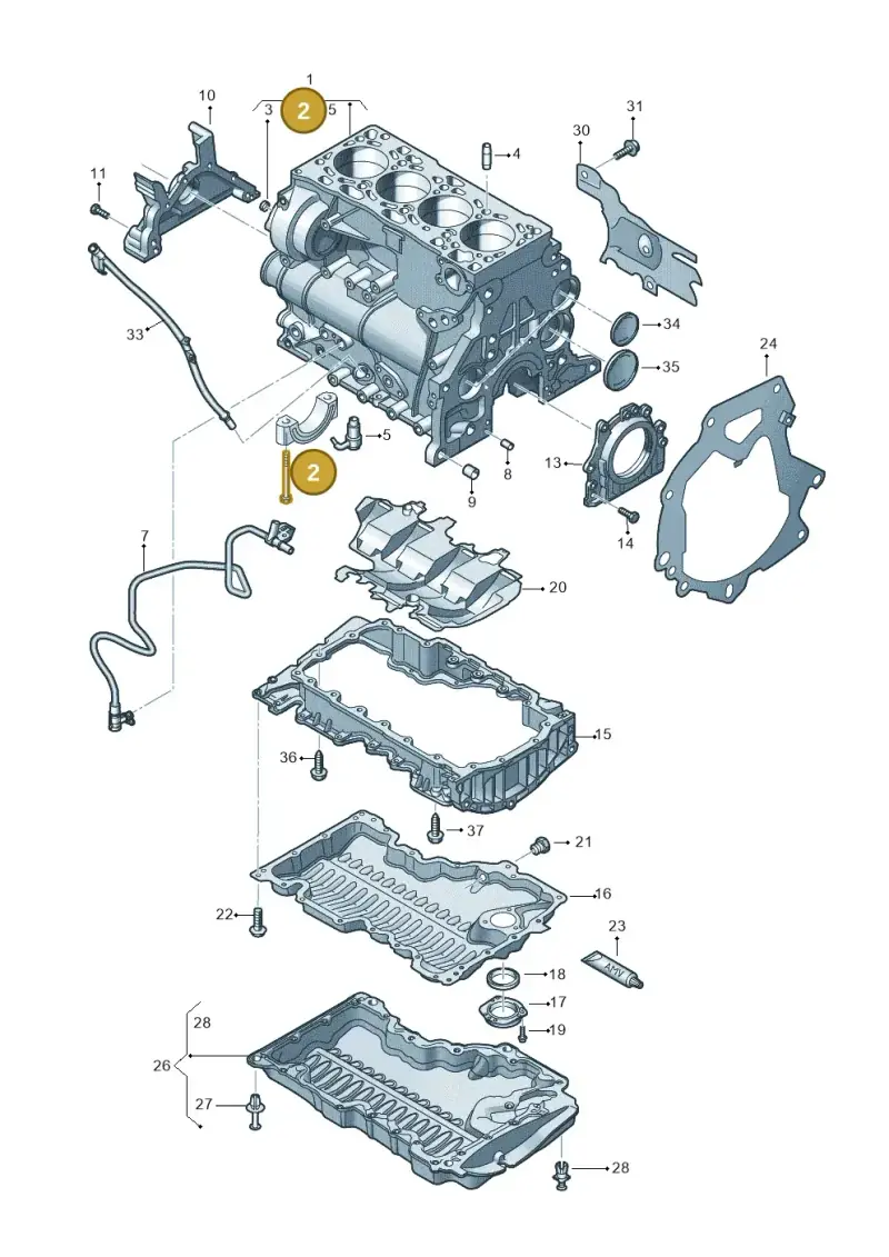 WHT008383 — Volkswagen Tiguan 2.0 4Motion (2017-2024) diagram 781103300, position 2