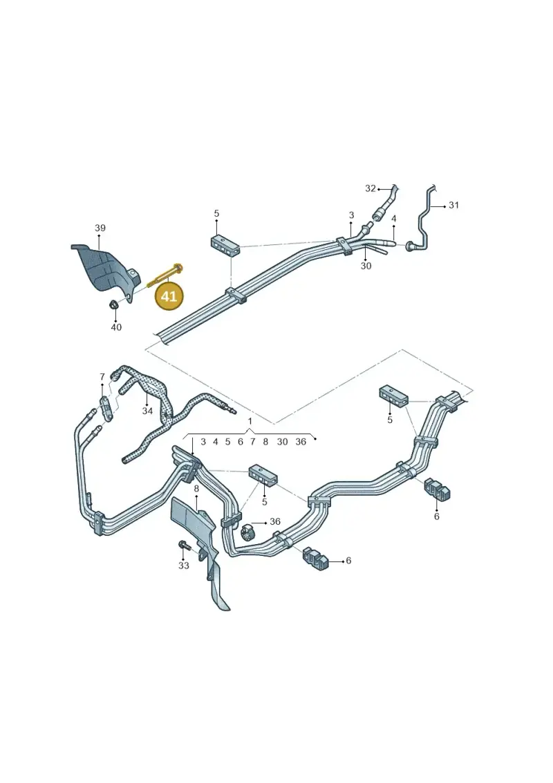 WHT008666 — Audi Q5 qu. 2.0 (2018-) diagram 428201060, position 41