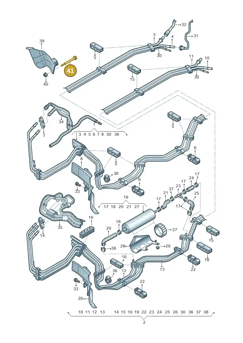 WHT008666 — Audi Q5 (2016-2025) diagram 896201600, position 41