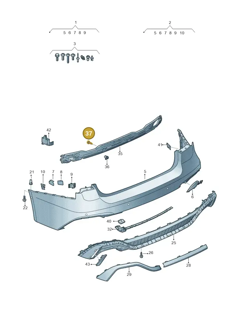 WHT008774 — Audi RS6 Avant (2019-2025) diagram 537807600, position 37
