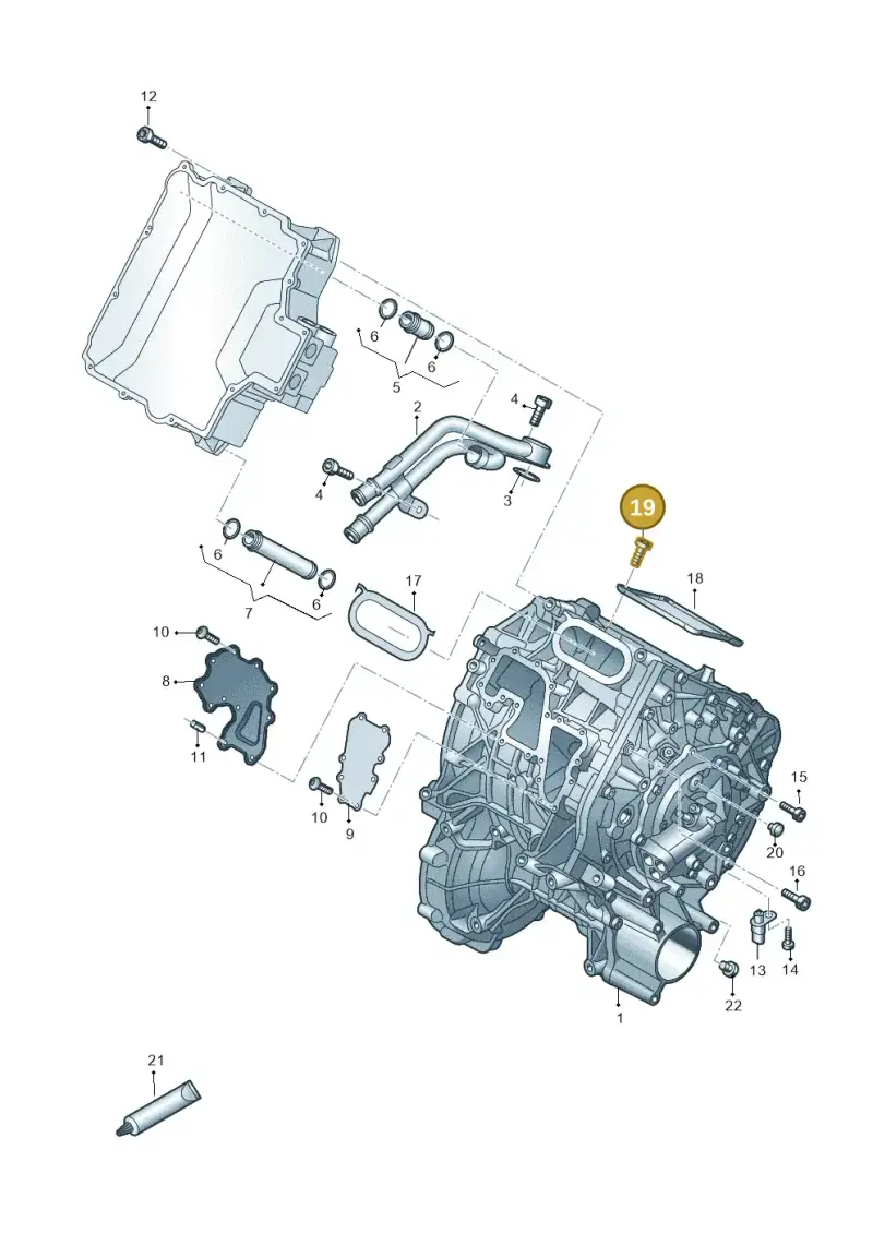 WHT008932 — Audi Q8 e-tron (2018-2025) diagram 586103100, position 19
