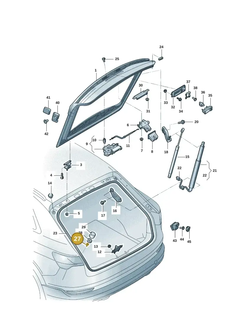 WHT009012A — Audi Q6 (2022-) diagram 4cg827000, position 27