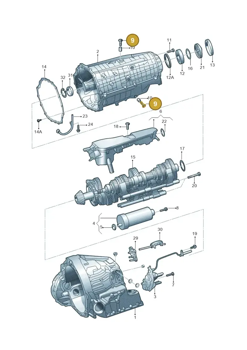 WHT009043 — Audi A6 L 2.0 (2018-) diagram 577325076, position 9