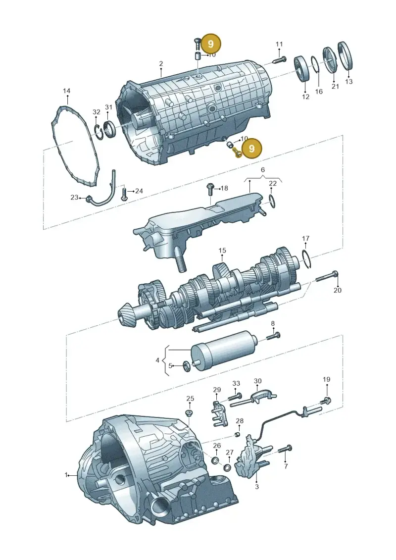 WHT009043 — Audi A6 (2018-2025) diagram 798325810, position 9