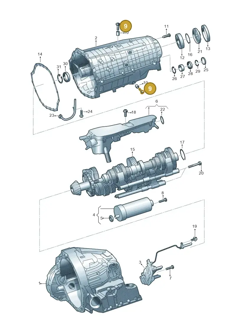 WHT009043 — Audi A6 (2018-2025) diagram 896325610, position 9