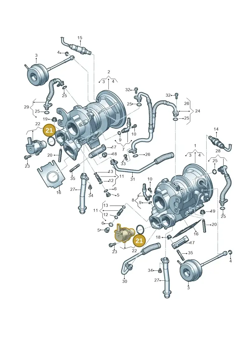 WHT009160A — Audi A6 (2018-2025) diagram 847145400, position 21