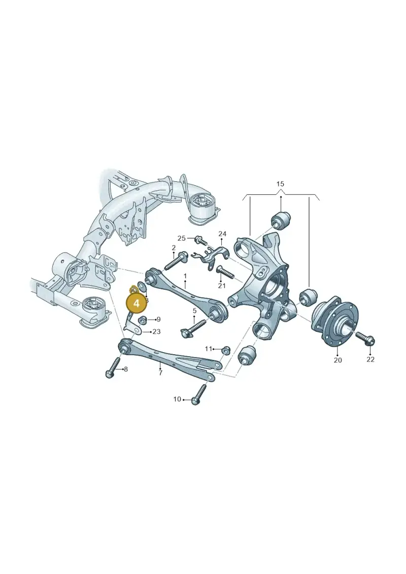 WHT009208 — Volkswagen ID.7 Limousine Pro (2023-) diagram 11a505120, position 4