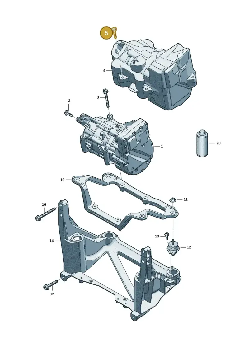 WHT011206 — Audi Q6 e-tron (2023-2025) diagram f5s260300, position 5