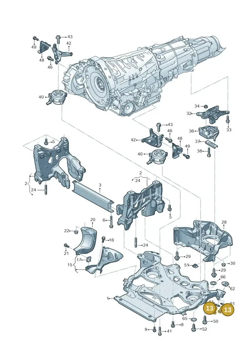 WHT011471 — Audi RS6 Avant (2019-2025) diagram 537399000, position 13