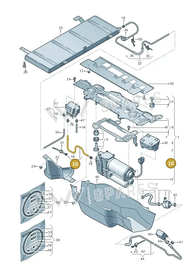 80A616703 — Audi Q5 (2016-2025) diagram 896616300, position 10