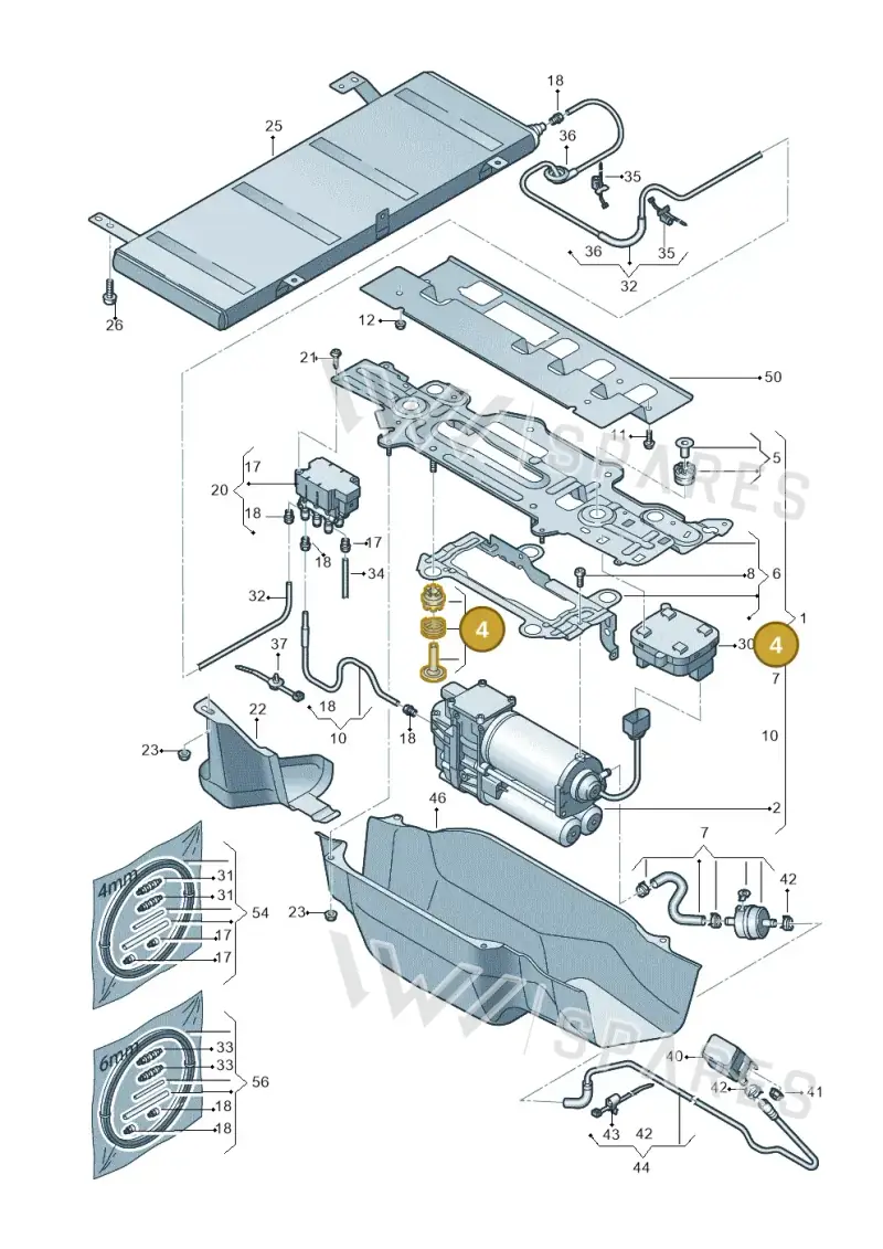 80A698505 — Audi Q5 (2016-2025) diagram 896616300, position 4