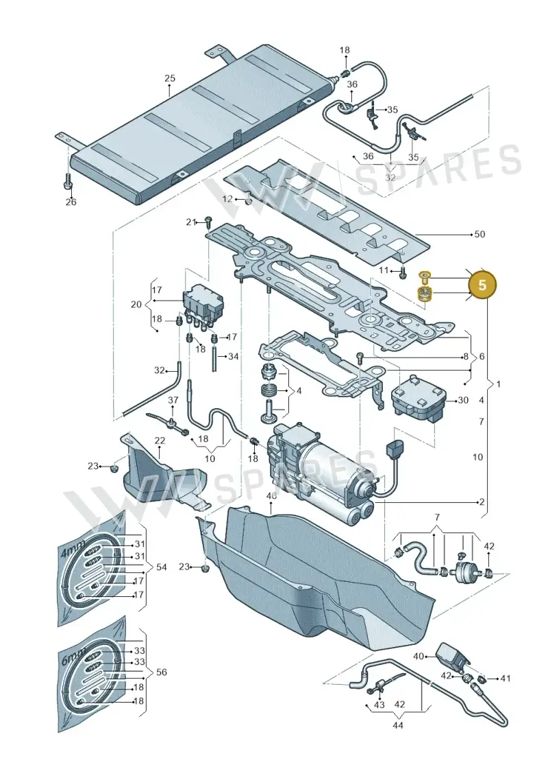 80A698649 — Audi Q5 (2016-2025) diagram 896616300, position 5