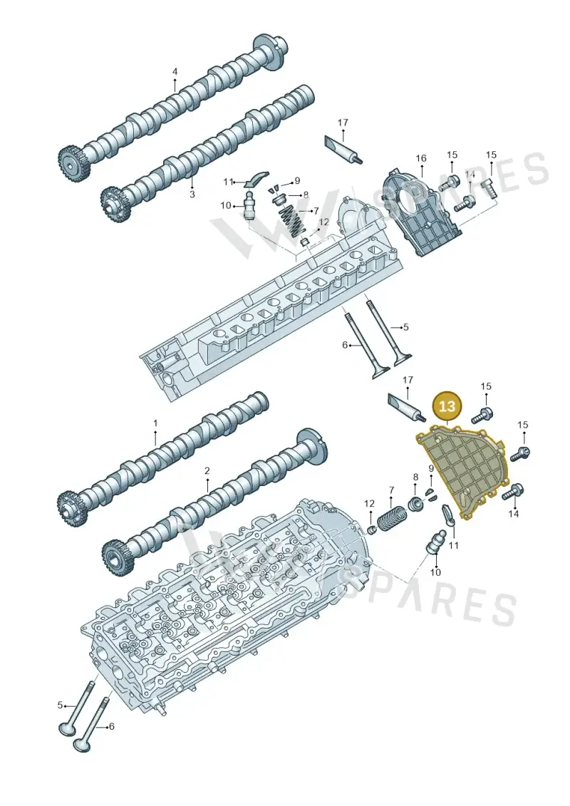 05A109129C Audi Camshaft Cover